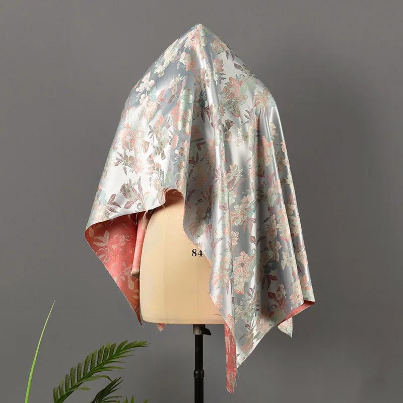 Жаккардовая парчовая ткань 100x145 см китайский стиль чонсам ханьфу платье сценическая одежда сумка атласная ткань материал для шитья своими руками