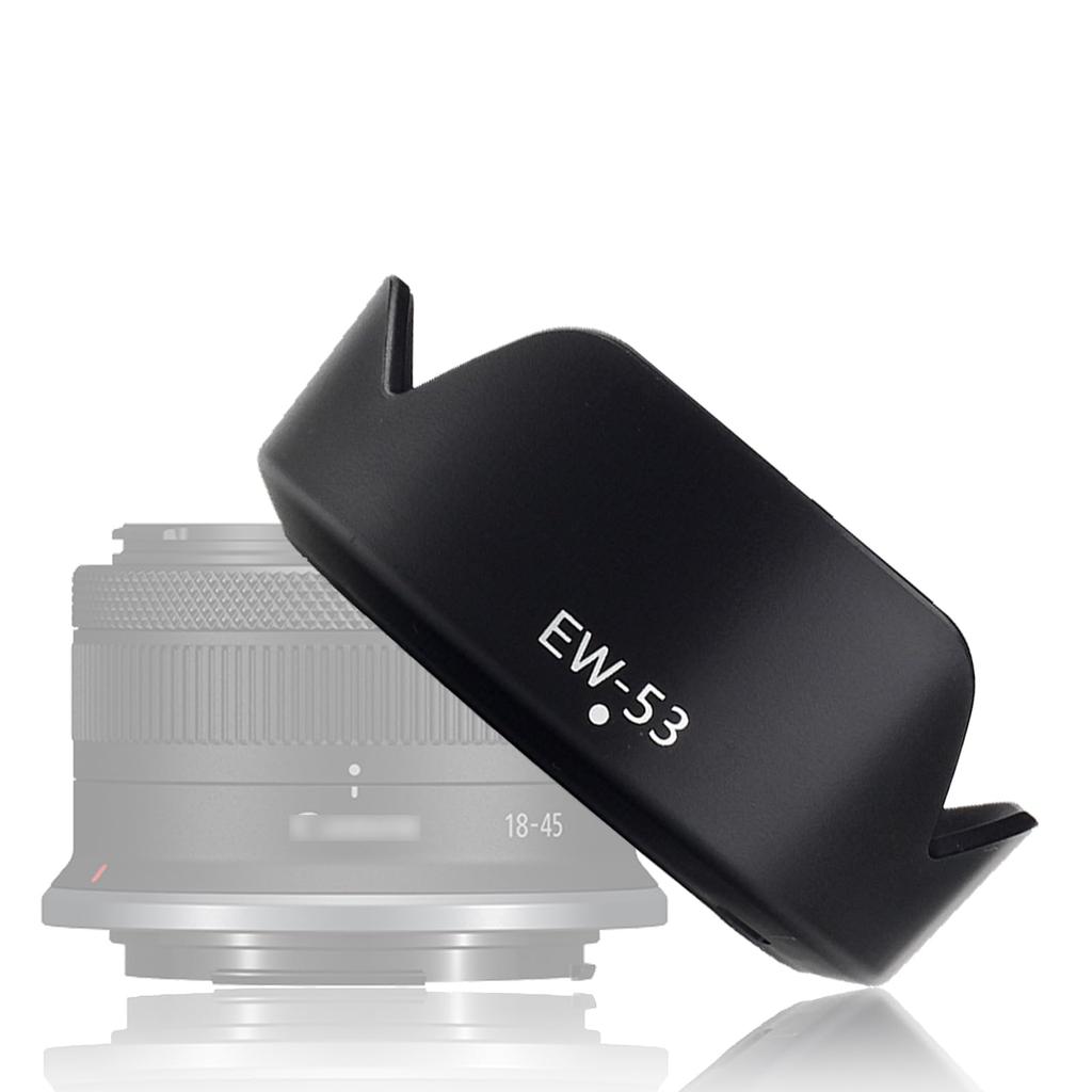 Canon Compatible Lens Hood for Canon IS STM and Canon IS STM Lenses EW-53 RF-S 18-45mm F/4.5-6.3 EF-M 15-45mm F/3.5-6.3