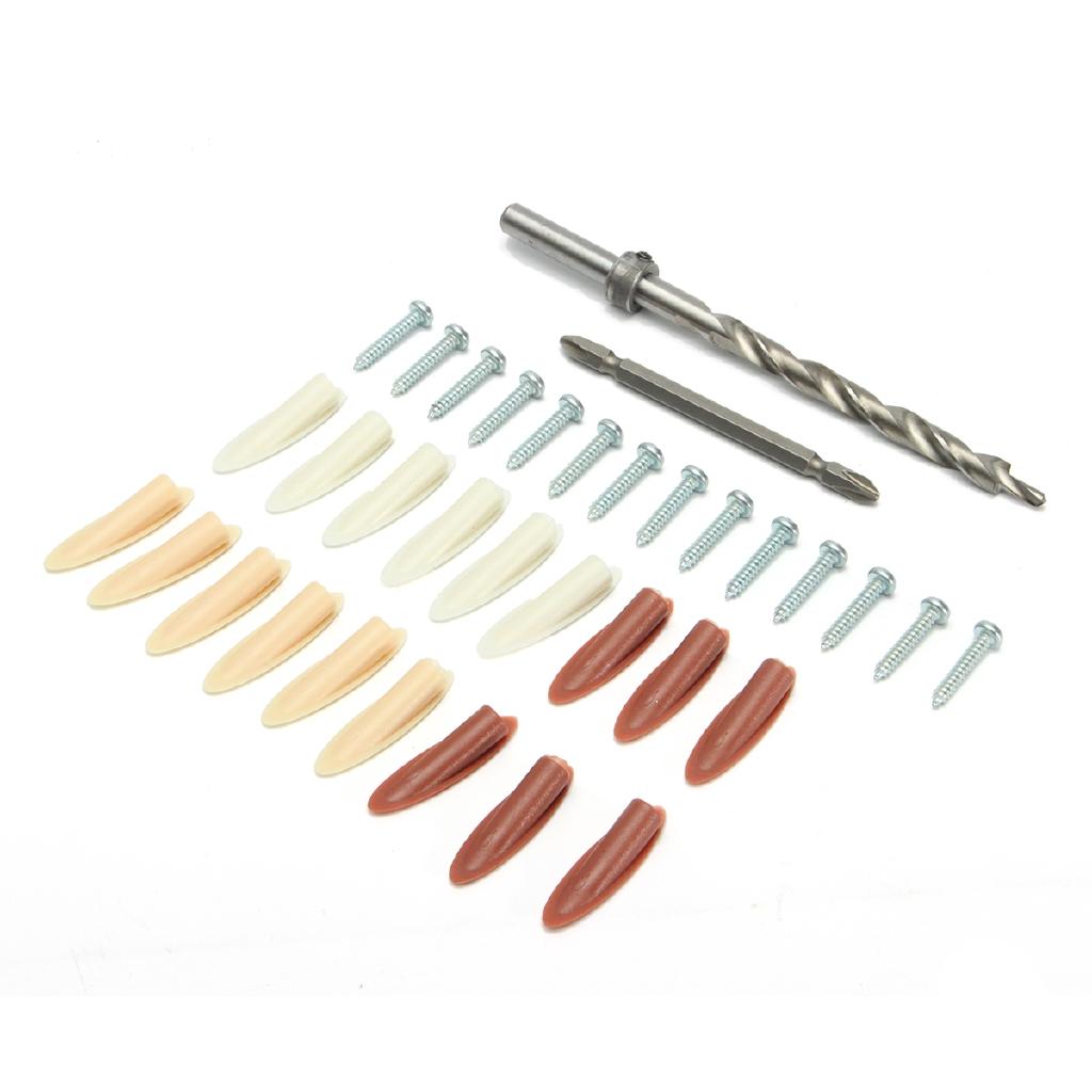 Легированная сталь Портативный шаблон для сверления потайных отверстий Система соединения Деревообработка С набором сверл 275 x 60 x 155 мм