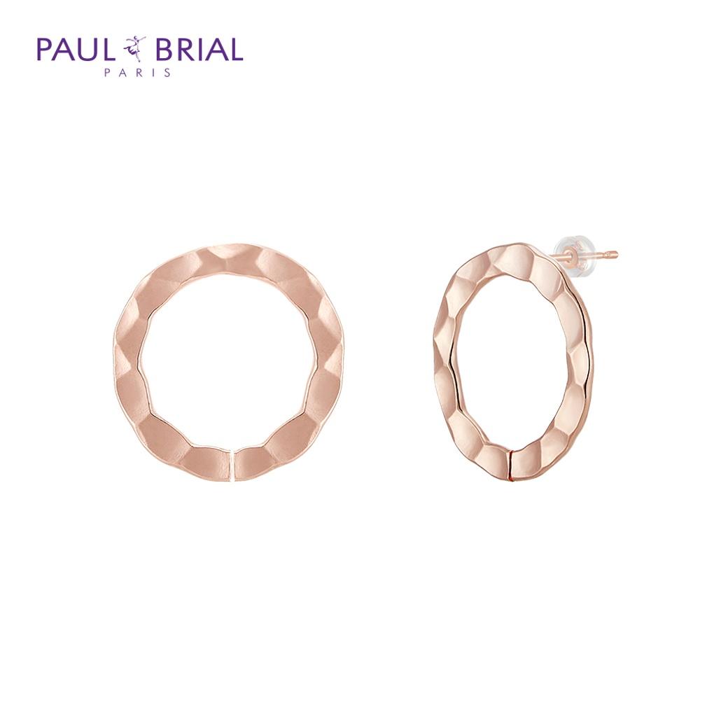PAULBRIAL PYBE0180 (PG) Hammer Circle Earrings