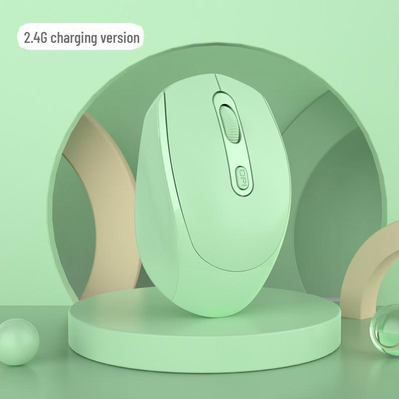 Rechargeable Silent Dual Mode Wireless Bluetooth Mouse for Home, Office, and Gaming
