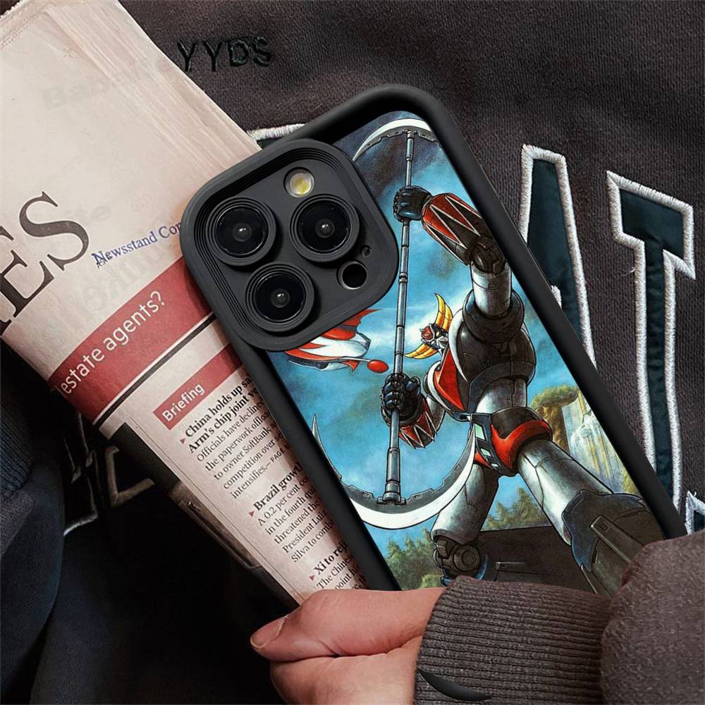 Чехол для телефона UFO R-Robot G-Goldorak для IPhone 17 16 15 14 13 12 11 Pro Max Plus Mini Счастливым дизайном