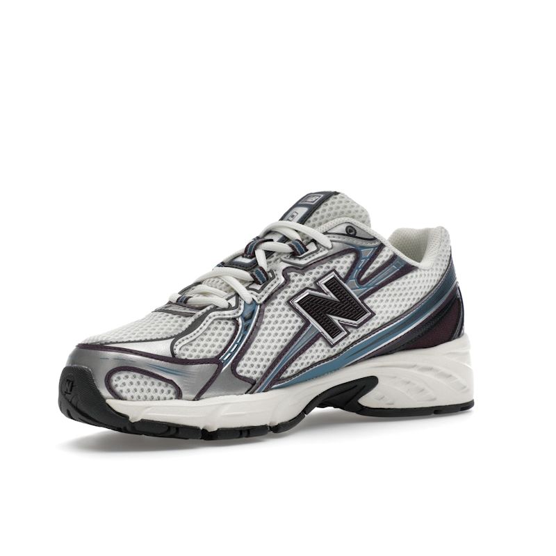 New Balance 740v2 Морская соль Слива Унисекс Кроссовки Кремовый Сливово-коричневый Террариум U740PB2