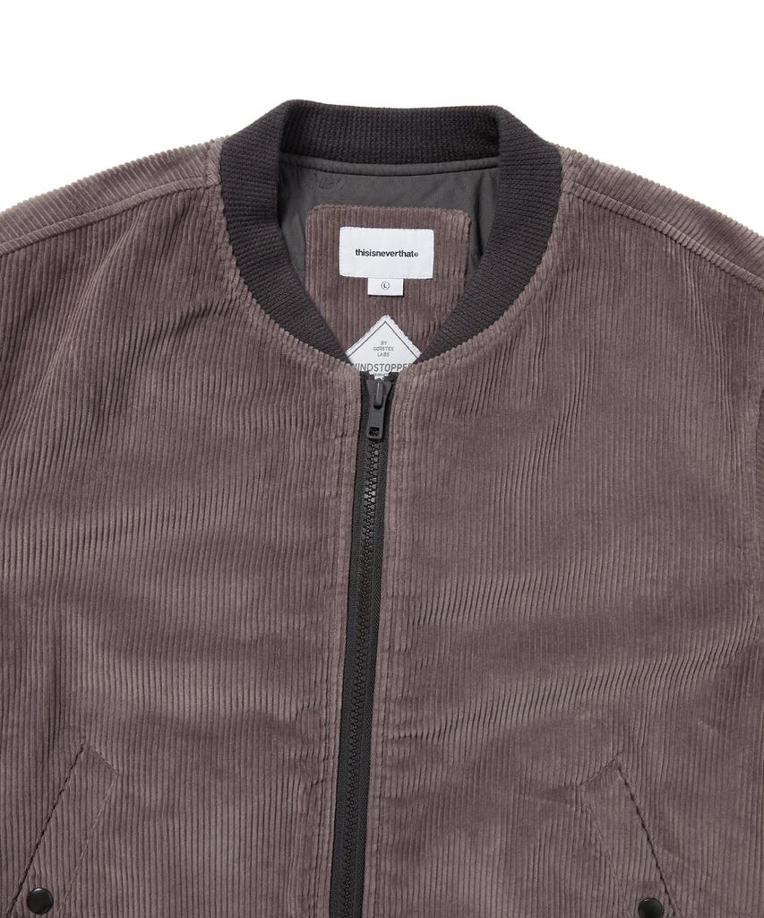 Thisisneverthat Gore-Tex Windstopper Cord Jacket Plum