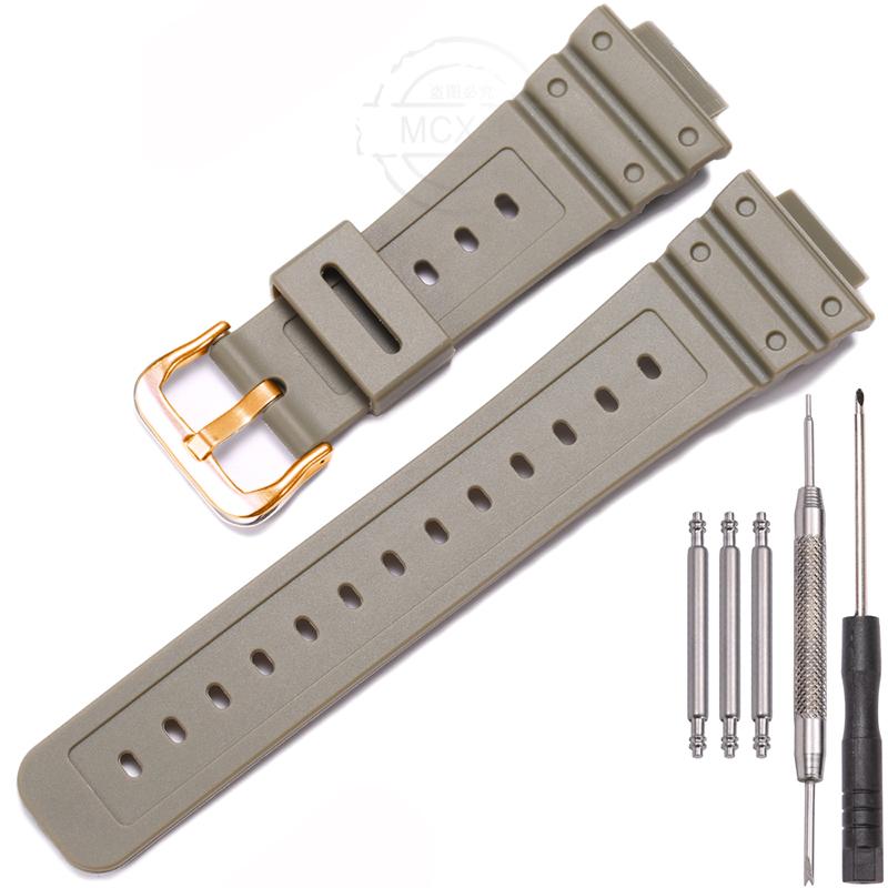 16-мм смоляной ремешок, подходящий для Casio DW-5900 DW-6900 5600E GW-M5610, браслет, пряжка-застежка, аксессуары
