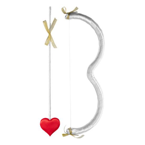 Лук и стрелы Купидона, реквизит, лук в форме сердца, декор для Дня святого Валентина, фотосъемка, сценический костюм, реквизит для выступлений