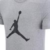 Jordan Футболка с коротким рукавом и круглым вырезом Jumpman с логотипом, мужские топы, серая DA6797-091