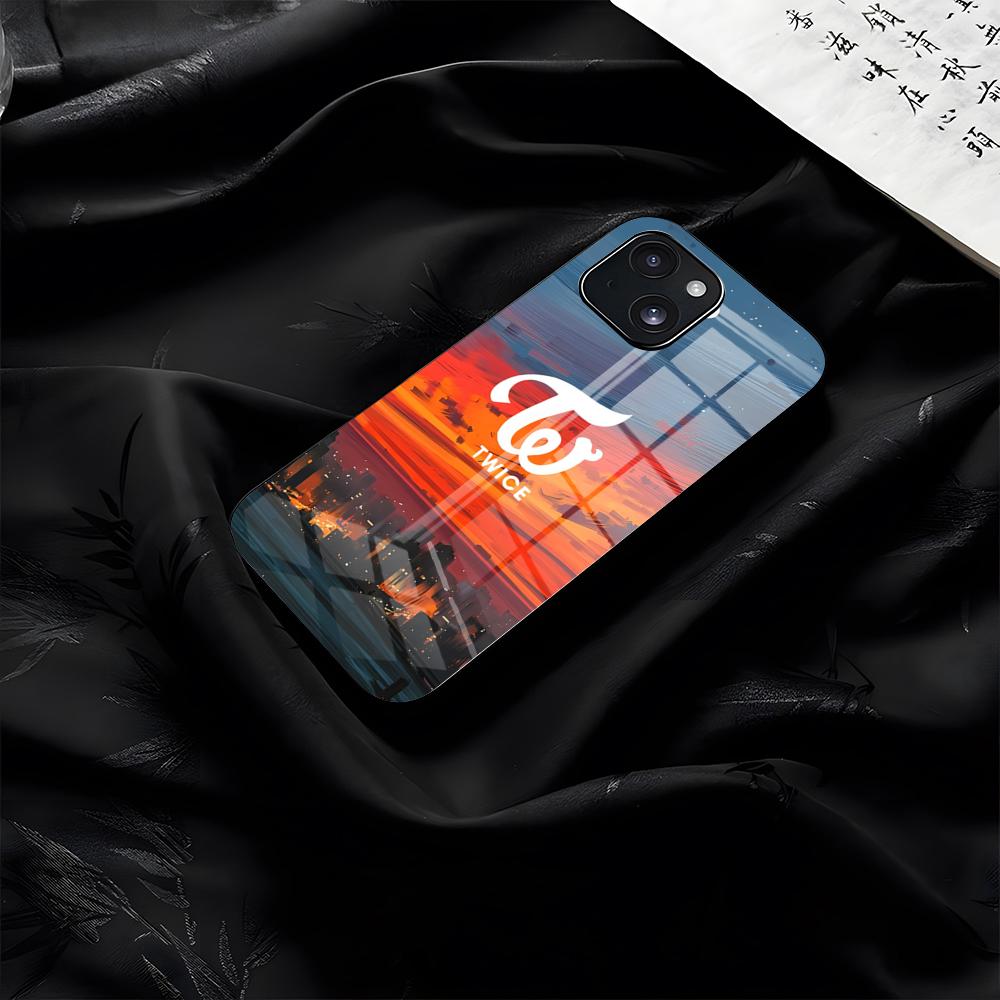 Kpop T-twiceS-ES Phone Case For IPhone 17 Pro Max 16 15 14 Pro Max 13 11 Plus Glass Cover