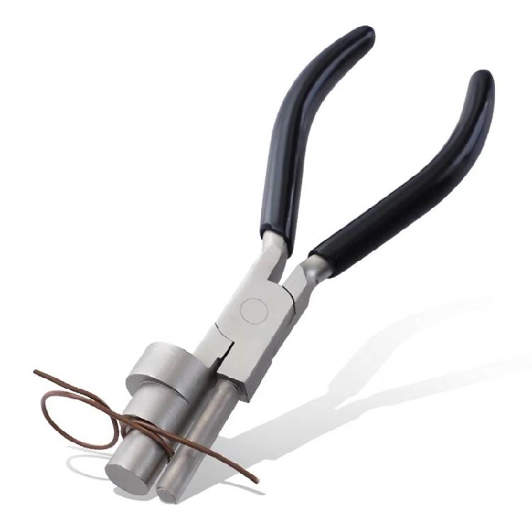 Удобный захват 6-дюймовые плоскогубцы с плоскими губками и круглыми губками для ювелирных изделий для мелких компонентов