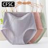CFSC Women's Large Size Underwear Solid Color Print Underwear