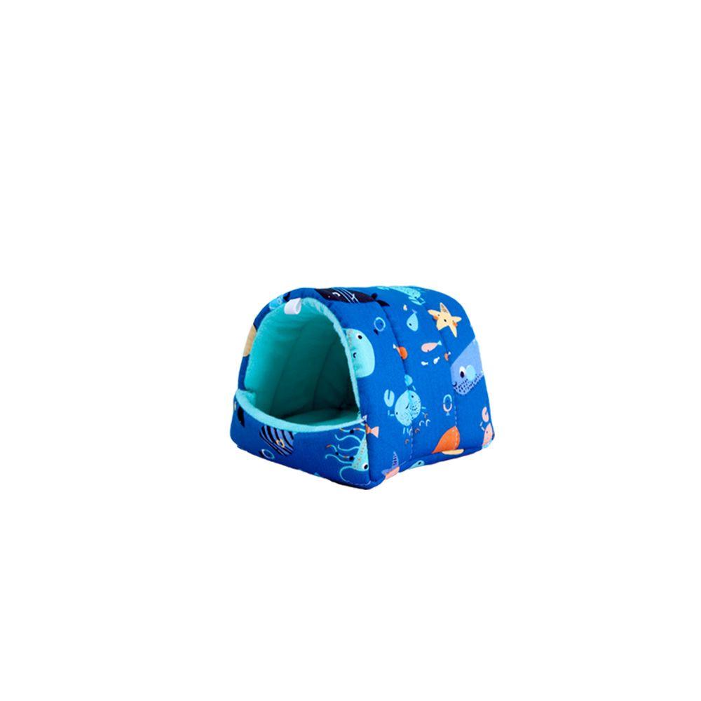 Мягкая удобная зимняя мини-клетка для хомяка, гнездо для морской свинки, спальное место для маленького животного, теплый коврик