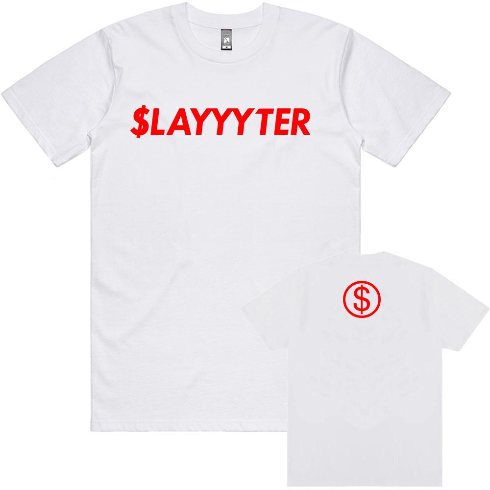 НОВЫЙ Альбом WOR$T GIRL IN AMERICA Футболка Певица Slayyyter Графический Принт Футболки Летние Короткий Рукав Хлопковые Футболки Унисекс Уличная Одежда