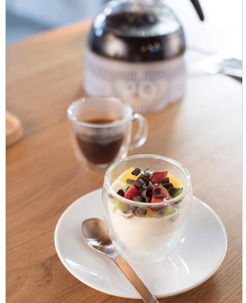 BODUM BODUM CANTEEN Double Wall Glass 250ml of Microwave Safe Insulation Heat Retention Cold Tumbler Pavina 4558 [Genuine Product] (Set 6)