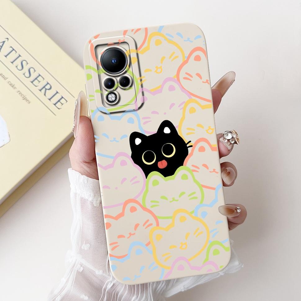 Чехол для Infinix Note 11 Милый Мультяшный Животный Ударопрочный Задний Чехол Для Infinix Note 11 Note11 Fundas X663 X663B Оболочка Телефона