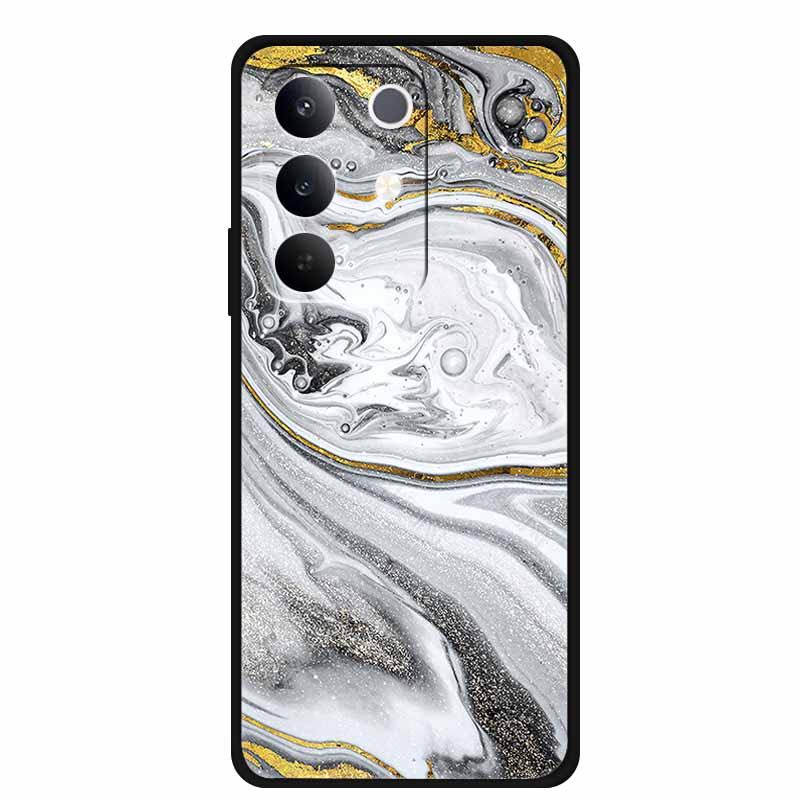 Case For Realme 15x 5G Global Version Marble Capa Soft Silicone Back Cover For Realme 15 X Cases Mica Painted TPU Phone Bumper