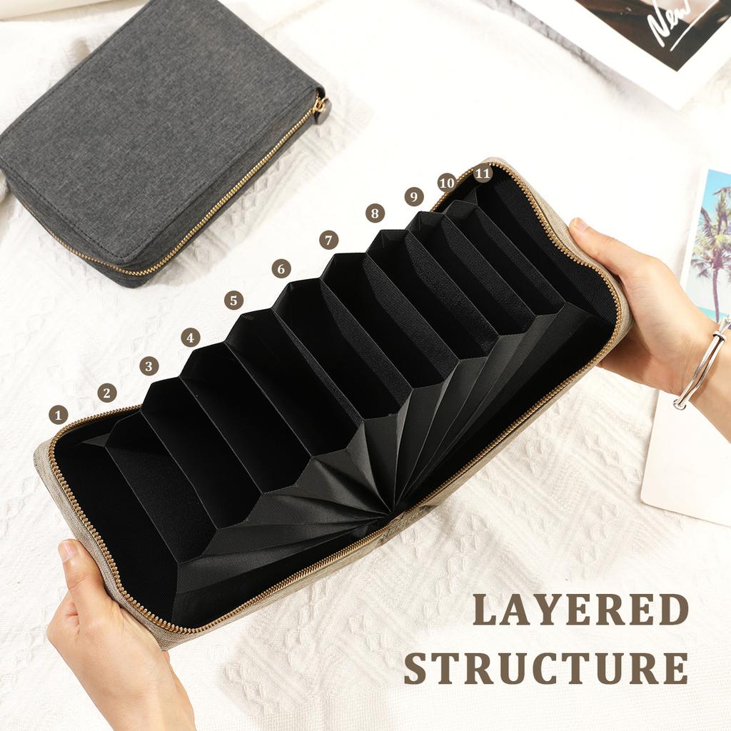 Новая пустая сумка для хранения круговых спиц, сумка-органайзер для вязального набора, для крючков для вязания, набора швейных принадлежностей