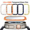 Tempered Glass Film For Apple Watch Ultra 49mm Screen Protector Anti-Scratch Metal Frame For iWatch 49MM Ultra 2 Protector Films