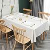 Rectangular Plastic Tablecloth Pvc Waterproof Antifouling Cover Outdoor Dining Table Cloth
