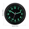 Car Clock Luminous Small Analog Clock Stick-On Mini Digital Watch Mechanics Quartz Clocks Auto Ornament Car Auto Accessories