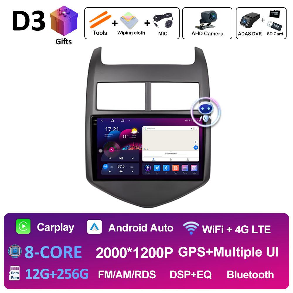 Для Chevrolet AVEO Sonic 2011 2012 2013 Интеллектуальная система Беспроводной Carplay Автомобильный мультимедийный аудио-видео проигрыватель GPS-навигация BT