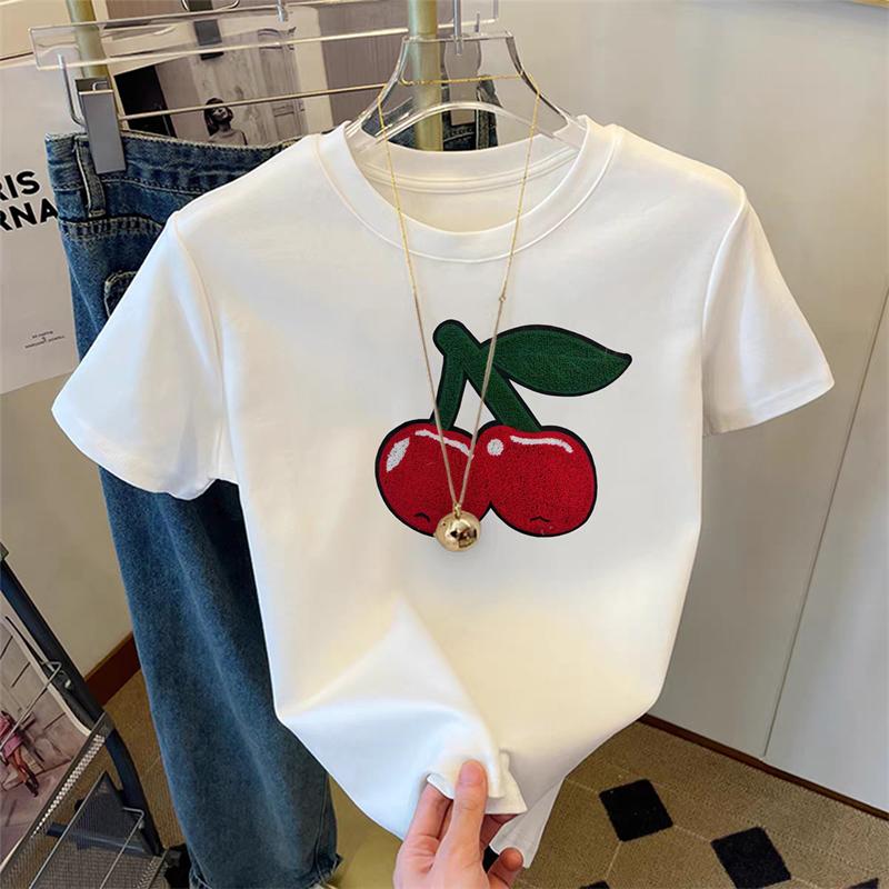 2025Printed Short Sleeve Plus Size Women's Short Sleeve T-Shirt Summer Loose Women's T-Shirt High Quality Letter Pattern CCXX210