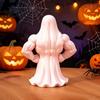 Niche Halloween Item 3D Printed Buff Ghost Figurine, Funny Muscle Desktop Interesting Decor Ornament, Spooky Decor, Novelty Home Tabletop Decoration