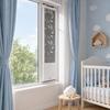 No Installation Window Exhaust Fan WiFi Remote Ventilator Fan Ventilation Fan for US Smoky Space