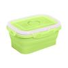 350ML/800ML Silicone Folding Lunch Box Portable Lightweight Food Storage Container for Office School Home