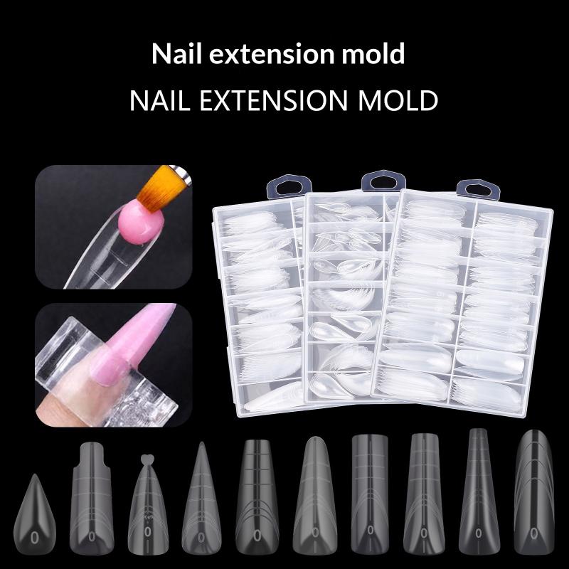 70/140/150 шт. Nailpop Двойная система Формы для ногтей Наращивание Накладные типсы для ногтей Верхние формы для ногтей Гель для наращивания Форма Инструменты для дизайна