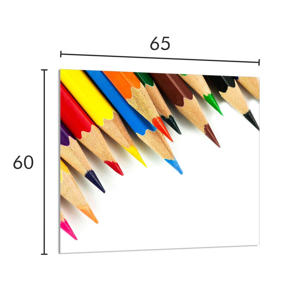 PANEL SZKLANY DO KUCHNI 65x60 Kolorowa