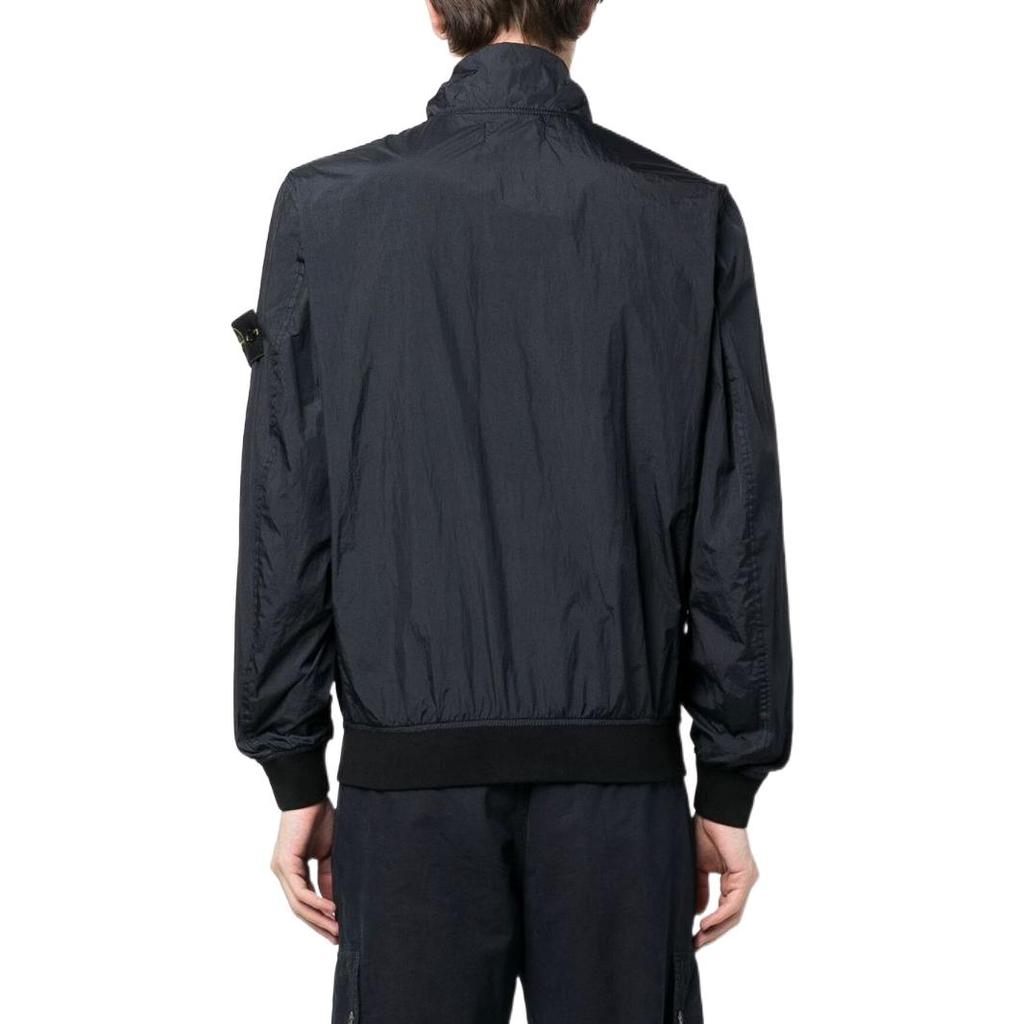 Stone Island Crinkle Reps Jacket Navy Blue Men Outerwear 781542822-V0020