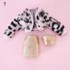 1 Set Newest DIY Kids Gift Toy Plush Coat Casual Wear Dolls Skirt Girl Clothes