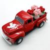Vintage Car Ornaments, Valentine'S Day Rose Decorations