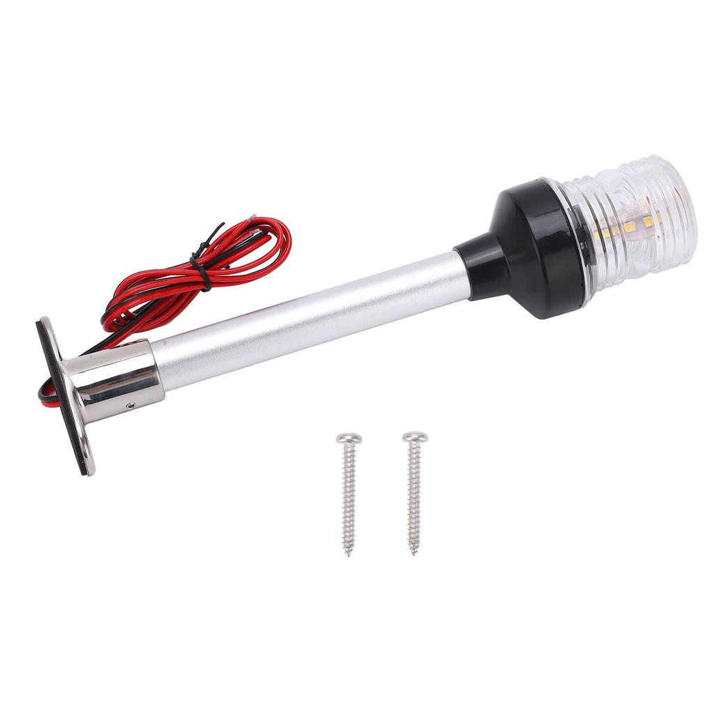 25cm 10in LED Navigation Light 360 degrees  Irradiation Angle Waterproof Marine Boat Sailing Lamp DC12V‑24V 5W