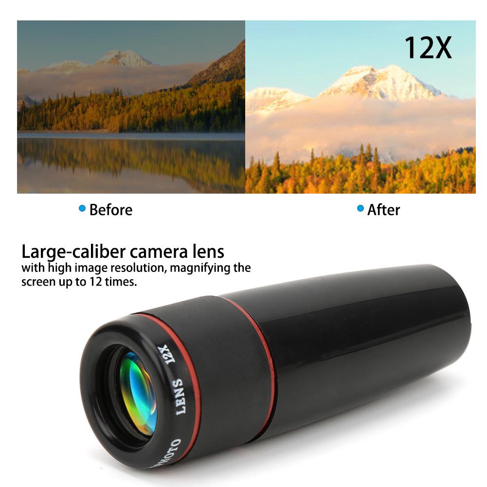 Телеобъектив 25x32 для камеры мобильного телефона, многофункциональный портативный телескоп для наружного использования