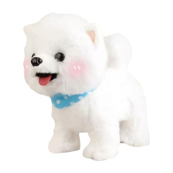 1 Set Kids Electronic Plush Dog Toy with Pet Care Accessories Walking Interactive Puppy Rabbit Cat Plushie Toy Toddlers Boys Girls Educational Toy