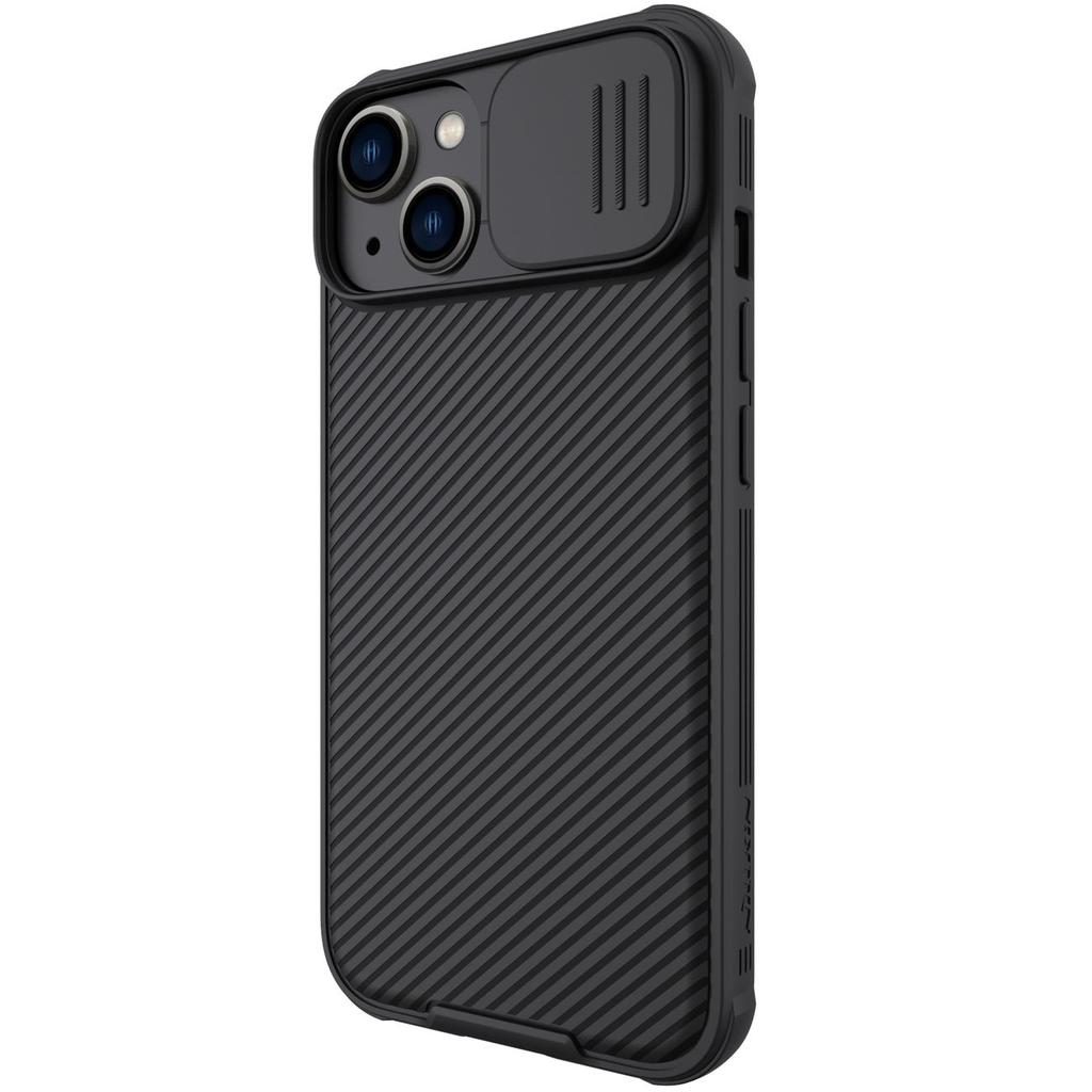 Nillkin CamShield Pro Rugged Case for iPhone 14 Plus - Protective Cover with Camera Guard, Black
