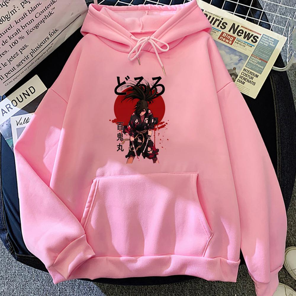 Дороро Хяккимару Эстетика Модная спортивная толстовка с капюшоном из японского аниме с принтом комиксов