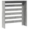 Radiator Cover Concrete Grey 78 x 20 x 82 cm Wood Based Material