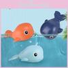 Милая заводная игрушка-кит для купания для детей, для игр в плавание, интерактивное развлечение в душе