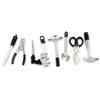 8pcs 1:12 Metal Hand Tool Set 1 Scissors/Wrench/Caliper/Screwdriver/Plier/Saw 2 Hammers 1/12 Dolls Houses Miniature