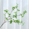 Искусственная ветка без полива, декоративная, яркая, креативная, искусственная ветка Pieris Japonica, листья, декор, украшение для рабочего стола