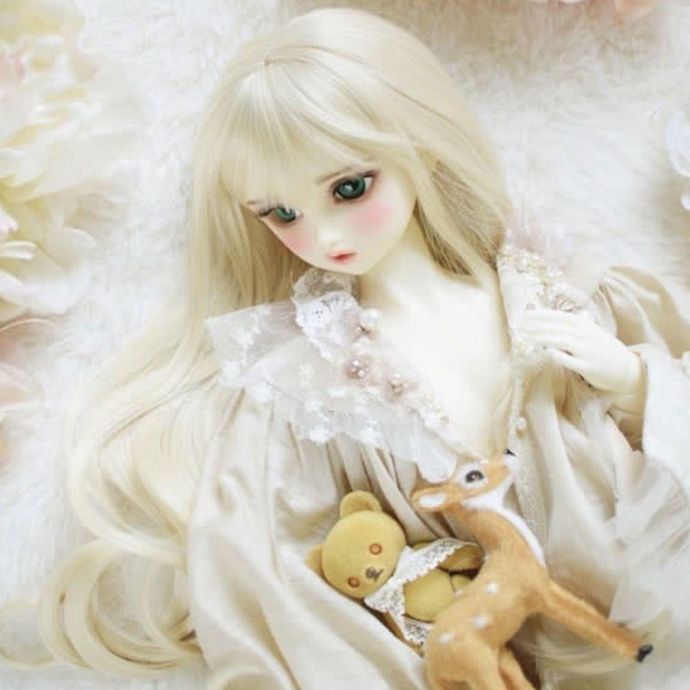 1/6 парик для кукольных волос Bjd куклы волосы короткие парик бобо милые длинные прямые волнистые волосы для девочек