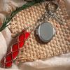 Mini Net Pocket Lipstick Bag Keychain Cherry Lipstick Cover Key Ring  Outdoor