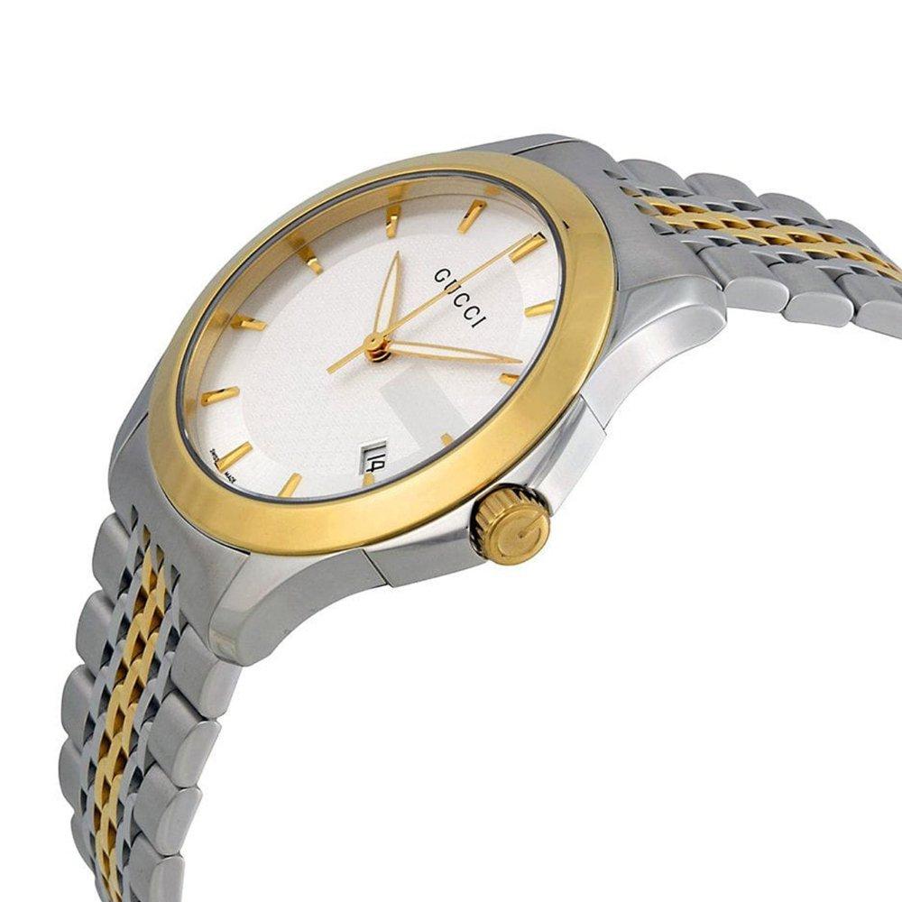 Gucci YA126409 G-Timeless Двухцветные мужские часы