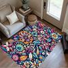 1pc home carpet mermaid tail design for office decor gift living room bedroom