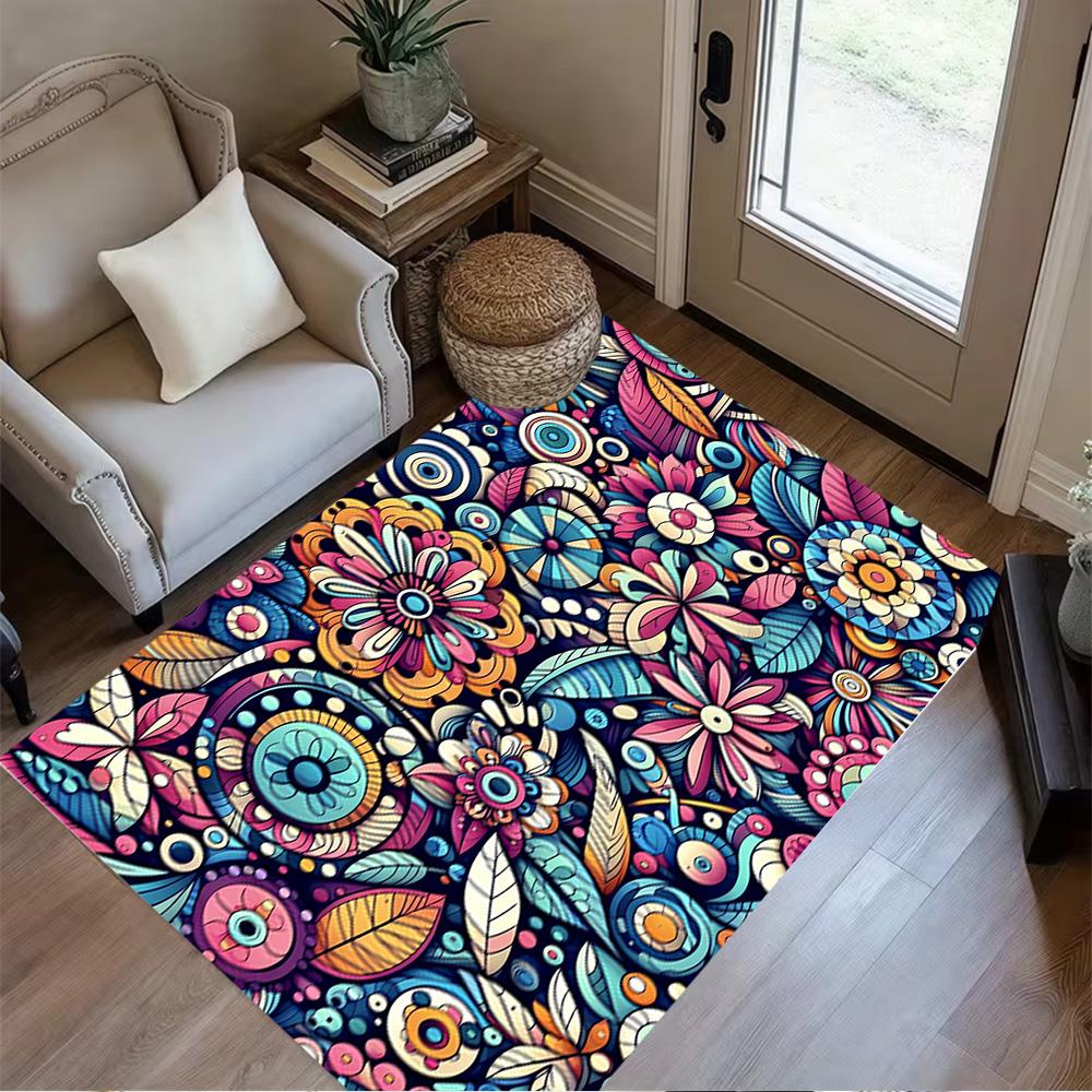 1pc home carpet mermaid tail design for office decor gift living room bedroom