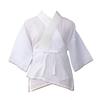 В Японии Креповое нижнее белье для зимы Креповый полуворотник с отложным воротником и ремешком Белый [hga263]Сделано [Kimono Weather] (L)