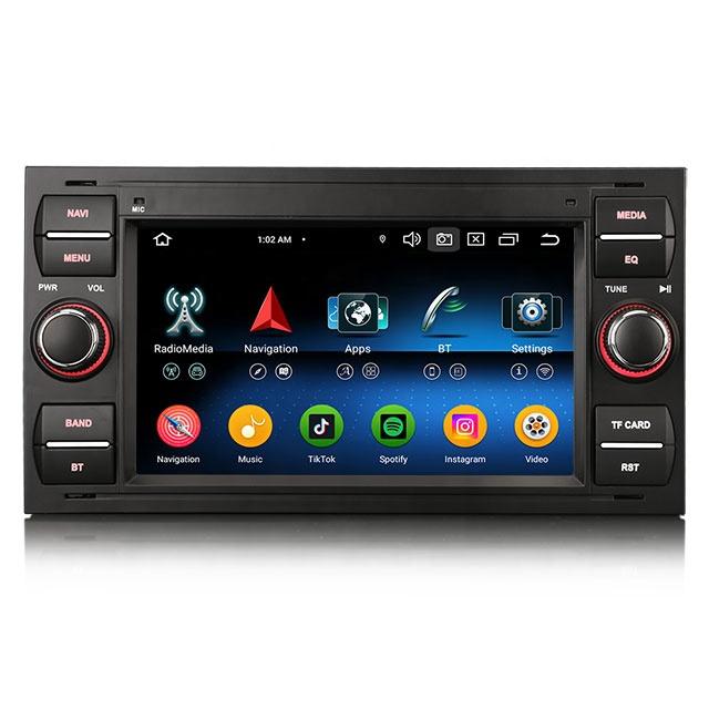 EU Stock Erisin ES5766FBN 7 Inch Android 14 GPS Auto Radio for FORD S-Max Galaxy Fiesta 4G IPS DSP WiFi CarPlay Car Dvd Player
