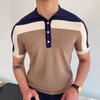 New Men'S Polo Shirt Made Of Pure Cotton With Dropped Shoulders High-Quality Loose Fit For Fitness Versatile For Daily Exercise Short Sleeved Casual